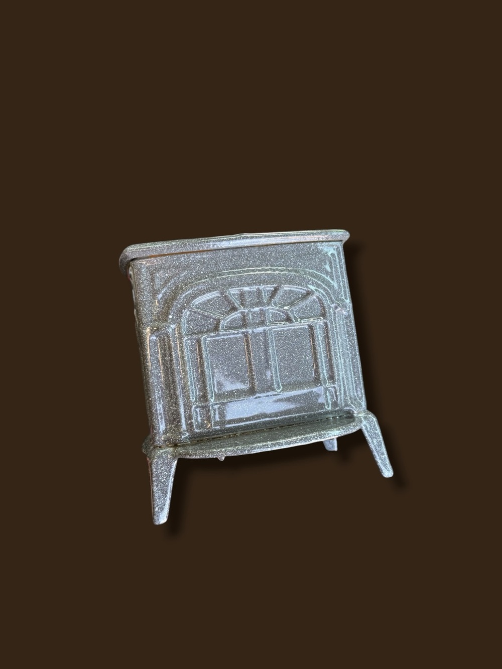 Vintage Cast Iron Miniature Stove piggy bank